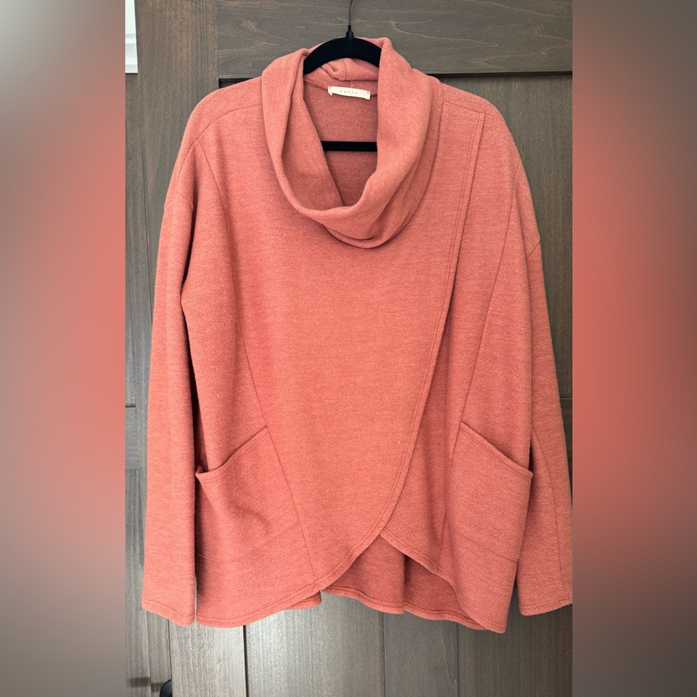 Cozy Women's Sweater in Rust